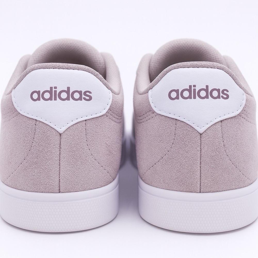 Adidas Courtset Women’s Sneakers – Vapour Grey / White / Purple Tint (Size 7.5) - Picture 5 of 5
